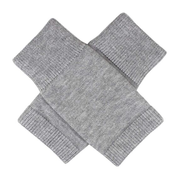 Dokpav Winter Fingerlose Fäustlinge Damen Wolle Warm Fingerhandschuhe Halb Strick Handschuhe Schwarz