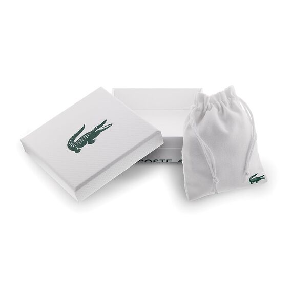 Lacoste Gliederarmband für Herren Kollektion METROPOLE aus Edelstahl und khaki-plattiertem Stahl - 2040419