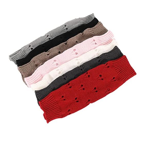 Grunge Handschuhe Fairy Zubehör Zerrissener Häkelhandschuh Kleidung Ästhetik, GRAU, Medium