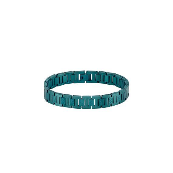 Lacoste Gliederarmband für Herren Kollektion METROPOLE mit Edelstahl Und Grünem Plattieren - 2040420