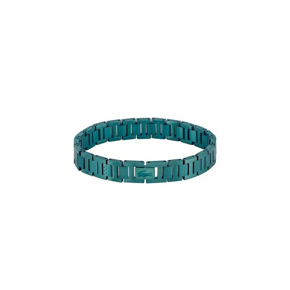 Lacoste Gliederarmband für Herren Kollektion METROPOLE mit Edelstahl Und Grünem Plattieren - 2040420
