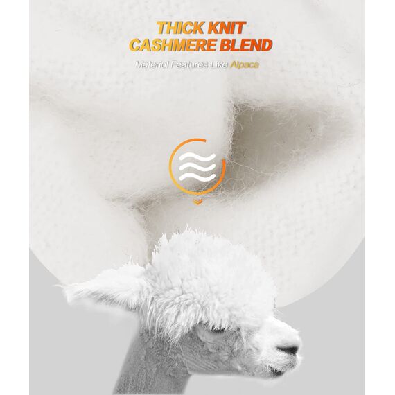 Bequemer Laden Damen Winter Warme Touchscreen Handschuhe Weiß