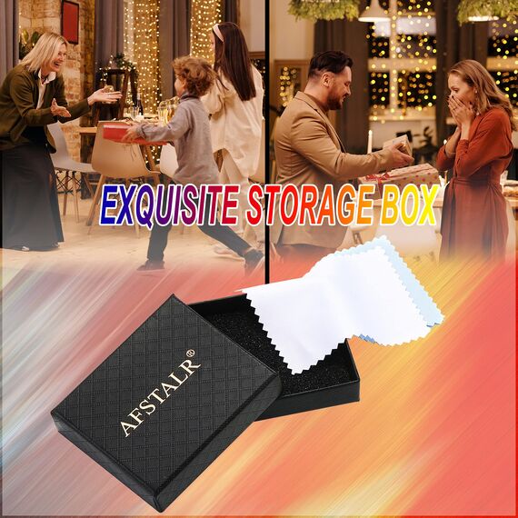 AFSTALR Kreuz Kette Herren Silber Kette mit Kreuz Anhänger Kette Christentum Schmuck Herren