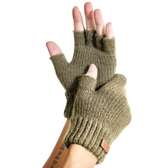 JYUYNY Fingerlose Handschuhe - Kaschmir Winter Warme Strick Handschuhe für Laufen, Radfahren, Fahren - Herren und Damen