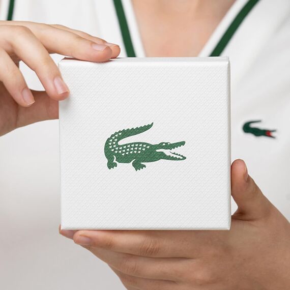 Lacoste Armband mit Knebelverschluss für Herren Kollektion STENCIL aus Edelstahl - 2040188