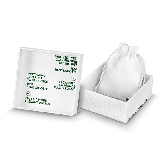 Lacoste Armband mit Knebelverschluss für Herren Kollektion STENCIL aus Edelstahl - 2040188