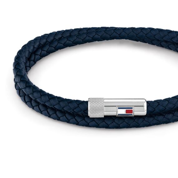 Tommy Hilfiger Jewelry armband für Herren aus Leder Blau - 2790264S