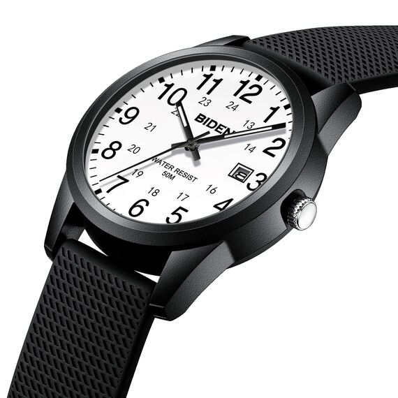 Herren Uhr Uhren Herren Analog Quarz Armbanduhr 30M Wasserdichte mit Datum Mode Casual Designer Uhr für Männer Silikonband