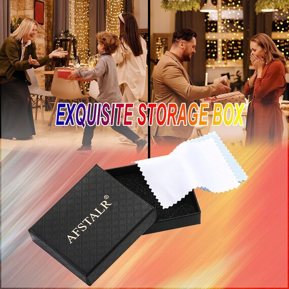 AFSTALR Kreuz Kette Herren Gold/Silber Kette mit Kreuz Anhänger Kette Christentum Schmuck Herren