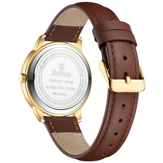 HANPOSH Uhren Herren Herren Uhr Analog Quarz Uhren für Männer Wasserdicht Armbanduhren Mode Business Uhr mit Datum Leder Band