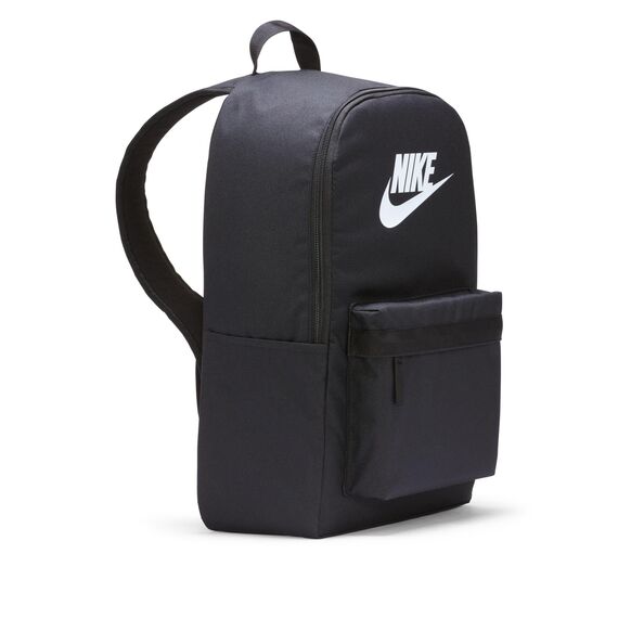 Nike, Heritage, Rucksack, Schwarz/Schwarz/Weiß, 25Lt, Unisex Erwachsener