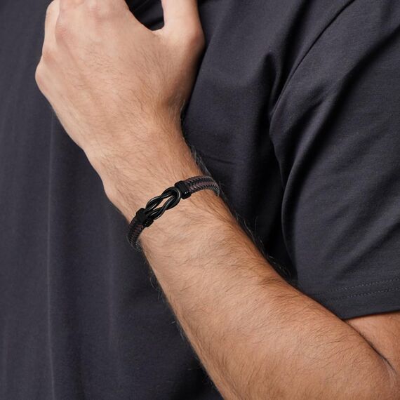 Coldbling Geschenk für Sohn - An Meinen Sohn Armband Geschenk Weihnachten Geschenke 18. Geburtstag Junge Armbänder Männer Herren Lederarmband Betser Sohn Geschenke von Mama Papa Eltern