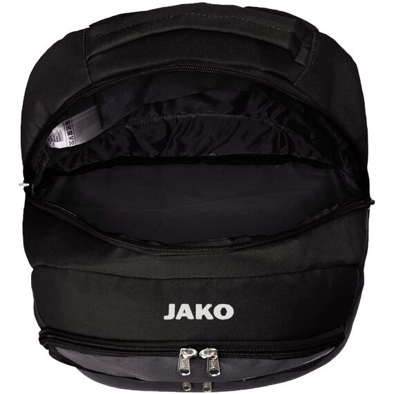 JAKO Unisex Rucksack Striker, Schwarz, EMPTY/NO SIZE