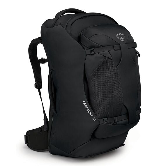 Osprey Farpoint Herren Reiserucksack, 70L, Black, O/S