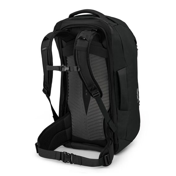 Osprey Farpoint Herren Reiserucksack, 70L, Black, O/S