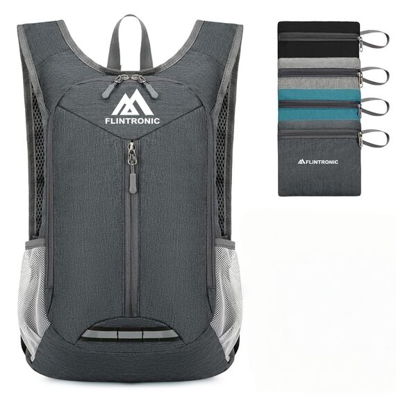 flintronic Faltbarer Rucksack, 16L Kleiner Wanderrucksack, Ultraleicht Wanderrucksack, Wasserfest Reiserucksack, Packbare Backpack, Damen Herren Daypack, für Camping Klettern/Outdoor Wandern