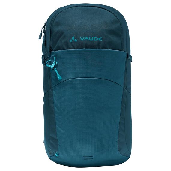 VAUDE Wanderrucksack Wizard Blau 24+4, wasserabweisender Rucksack Damen & Herren, komfortabler Trekkingrucksack mit durchdachtem Tragesystem & praktischer Fächeraufteilung