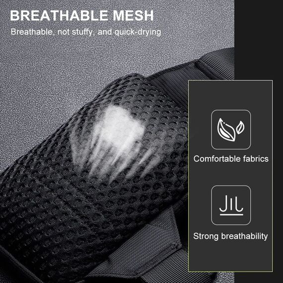 DONGKER Sling Chest Crossbody Bag, Wasserdicht Schultertasche, Crossbody Bag Backpack für Männer und Frauen, die Outdoor-Sportarten wandern (S, Grau)