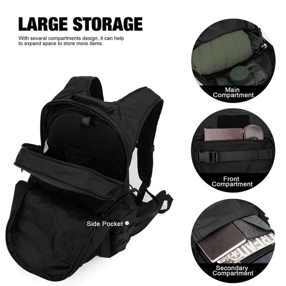 Mardingtop 18L/28L Rucksack Taktischer Trekkingrucksacke Rucksäck Outdoor Wanderrucksäcke für Camping Wandern Reisen