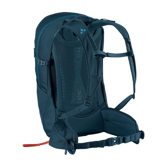 VAUDE Wanderrucksack Wizard Blau 24+4, wasserabweisender Rucksack Damen & Herren, komfortabler Trekkingrucksack mit durchdachtem Tragesystem & praktischer Fächeraufteilung