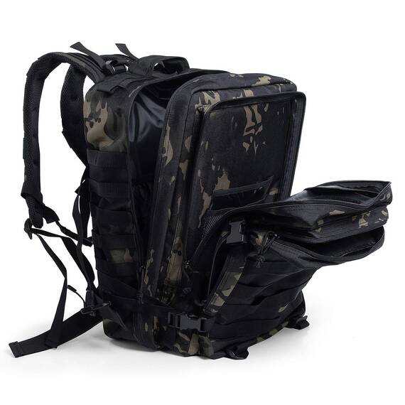 QT&QY 45L Militärischer taktischer Rucksack Bundeswehr Rucksäcke für Männer Molle Armee Angriff Tagesrucksack 3 Tage Bug Out Go Tasche Trekking Wanderrucksack