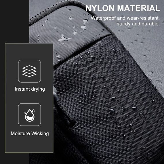 DONGKER Sling Chest Crossbody Bag, Wasserdicht Schultertasche, Crossbody Bag Backpack für Männer und Frauen, die Outdoor-Sportarten wandern (S, Blau)