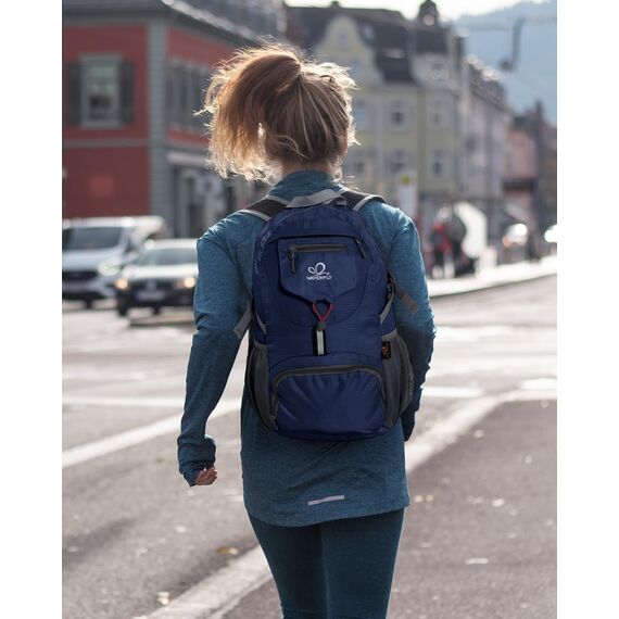 WATERFLY Ultraleicht Faltbar Klein Rucksack: 20L Leicht Packable Wanderrucksack Tagesrucksack Trekkingrucksack Outdoor Sportlich Backpack Travel Daypack für Herren Damen