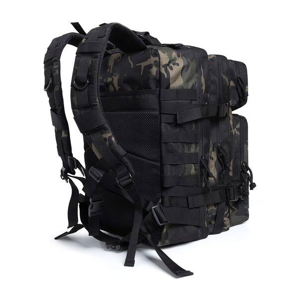 QT&QY 45L Militärischer taktischer Rucksack Bundeswehr Rucksäcke für Männer Molle Armee Angriff Tagesrucksack 3 Tage Bug Out Go Tasche Trekking Wanderrucksack