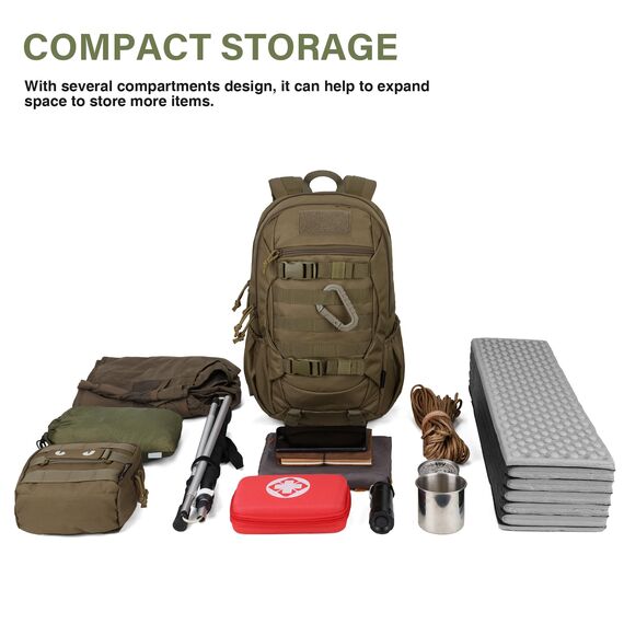 Mardingtop 18L/28L Rucksack Taktischer Trekkingrucksacke Rucksäck Outdoor Wanderrucksäcke für Camping Wandern Reisen