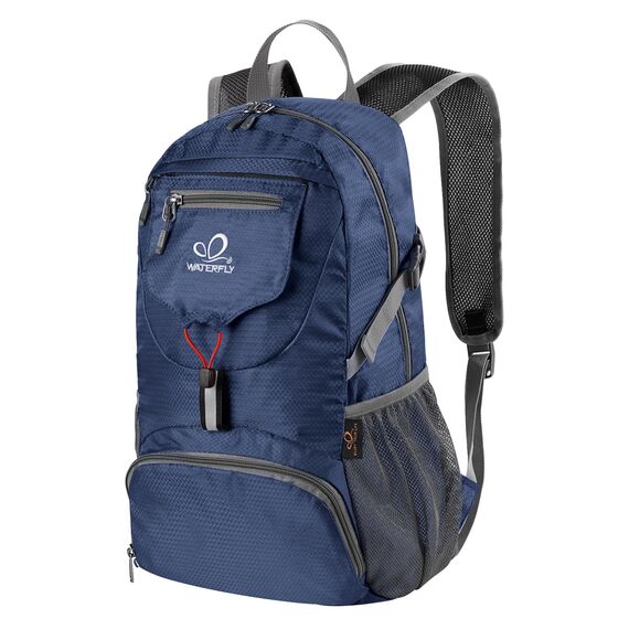 WATERFLY Ultraleicht Faltbar Klein Rucksack: 20L Leicht Packable Wanderrucksack Tagesrucksack Trekkingrucksack Outdoor Sportlich Backpack Travel Daypack für Herren Damen