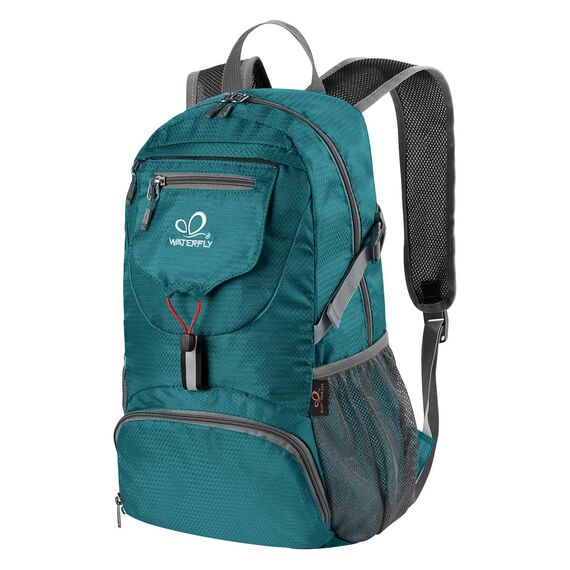 WATERFLY Ultraleicht Faltbar Klein Rucksack: 20L Leicht Packable Wanderrucksack Tagesrucksack Trekkingrucksack Outdoor Sportlich Backpack Travel Daypack für Herren Damen