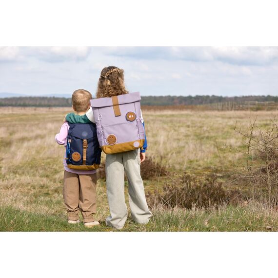 LÄSSIG Kinderrucksack Kindergartenrucksack Wanderrucksack - ab 3 Jahre - 9 Liter/Mini Outdoor Backpack navy