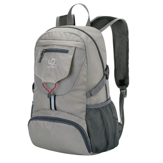 WATERFLY Ultraleicht Faltbar Klein Rucksack: 20L Leicht Packable Wanderrucksack Tagesrucksack Trekkingrucksack Outdoor Sportlich Backpack Travel Daypack für Herren Damen