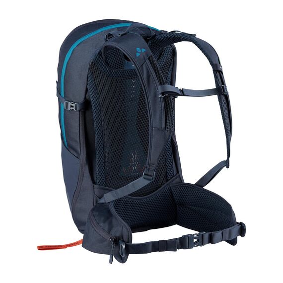 VAUDE Wanderrucksack Wizard Blau 24+4, wasserabweisender Rucksack Damen & Herren, komfortabler Trekkingrucksack mit durchdachtem Tragesystem & praktischer Fächeraufteilung
