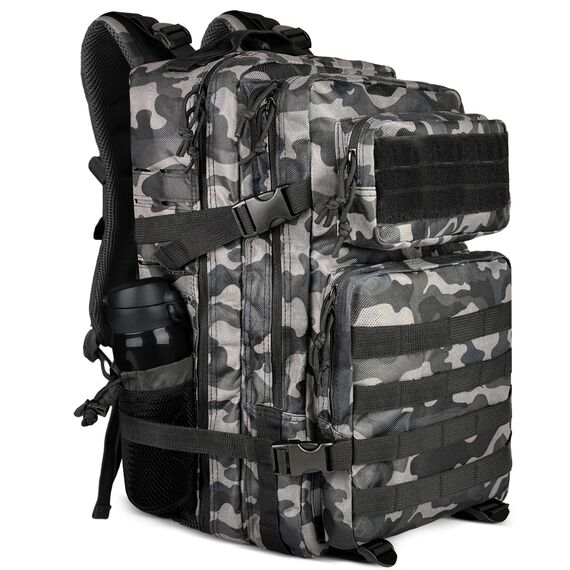 Zavothy 45L Militär Rucksack Herren Damen, Wanderrucksack, Outdoor Arbeit Bundeswehr, MOLLE Survival Taktischer Rucksack, Wasserdicht, für Trekking Camping Reisen Jagd