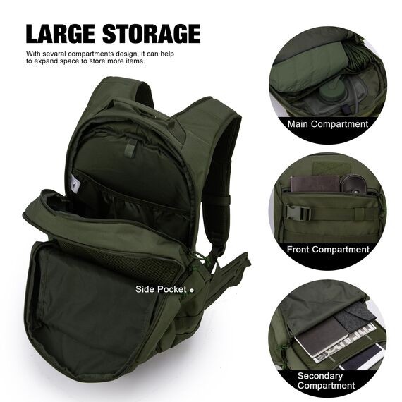 Mardingtop 18L/28L Rucksack Taktischer Trekkingrucksacke Rucksäck Outdoor Wanderrucksäcke für Camping Wandern Reisen
