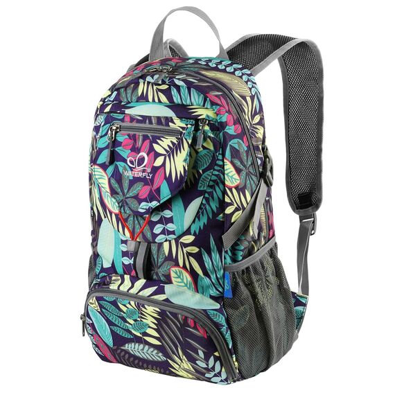 WATERFLY Ultraleicht Faltbar Klein Rucksack: 20L Leicht Packable Wanderrucksack Tagesrucksack Trekkingrucksack Outdoor Sportlich Backpack Travel Daypack für Herren Damen