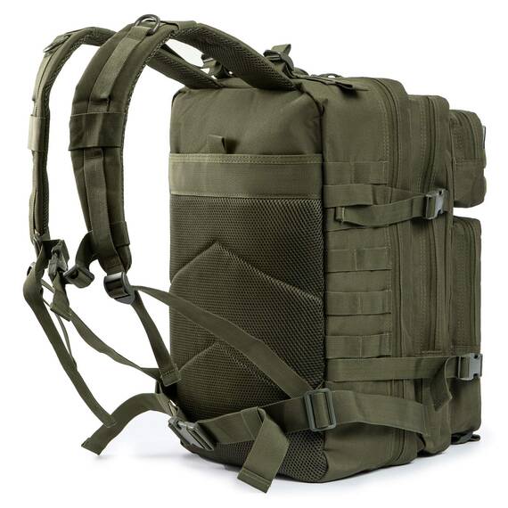 QT&QY 45L Militärischer taktischer Rucksack Bundeswehr Rucksäcke für Männer Molle Armee Angriff Tagesrucksack 3 Tage Bug Out Go Tasche Trekking Wanderrucksack