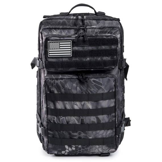 QT&QY 45L Militärischer taktischer Rucksack Bundeswehr Rucksäcke für Männer Molle Armee Angriff Tagesrucksack 3 Tage Bug Out Go Tasche Trekking Wanderrucksack
