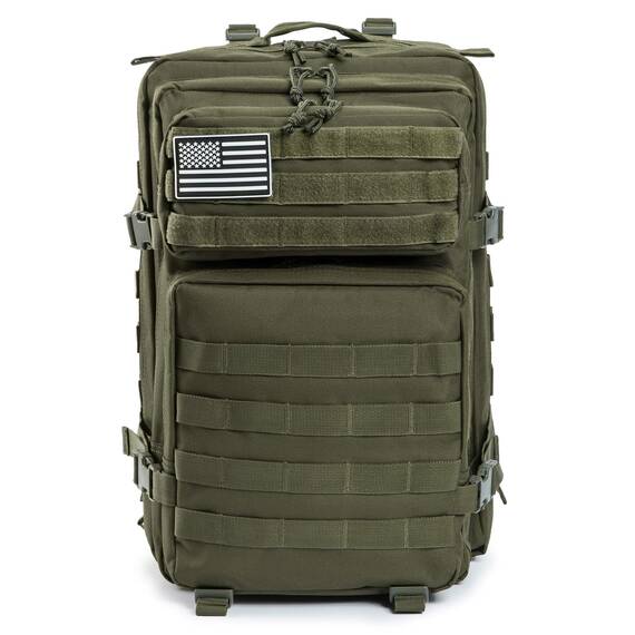 QT&QY 45L Militärischer taktischer Rucksack Bundeswehr Rucksäcke für Männer Molle Armee Angriff Tagesrucksack 3 Tage Bug Out Go Tasche Trekking Wanderrucksack