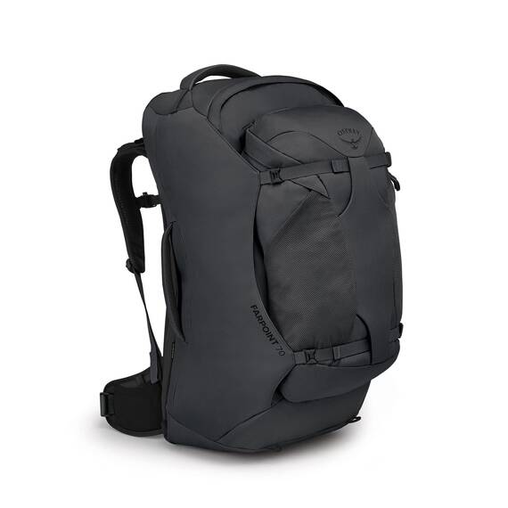 Osprey Farpoint Herren Reiserucksack, 70L, Tunnel Vision Grey, O/S