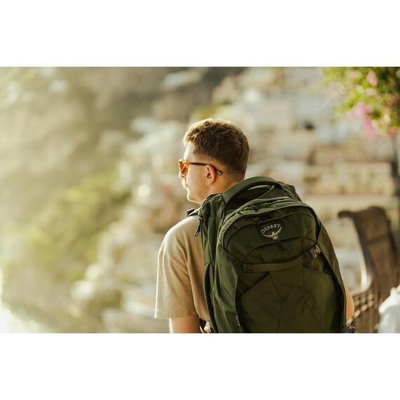 Osprey Farpoint Herren Reiserucksack, 40L, Muted Space Blue, O/S