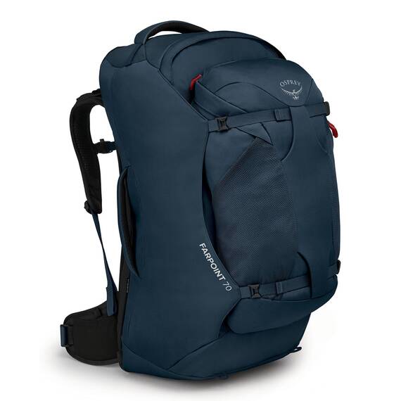 Osprey Farpoint Herren Reiserucksack, 70L, Muted Space Blue, O/S