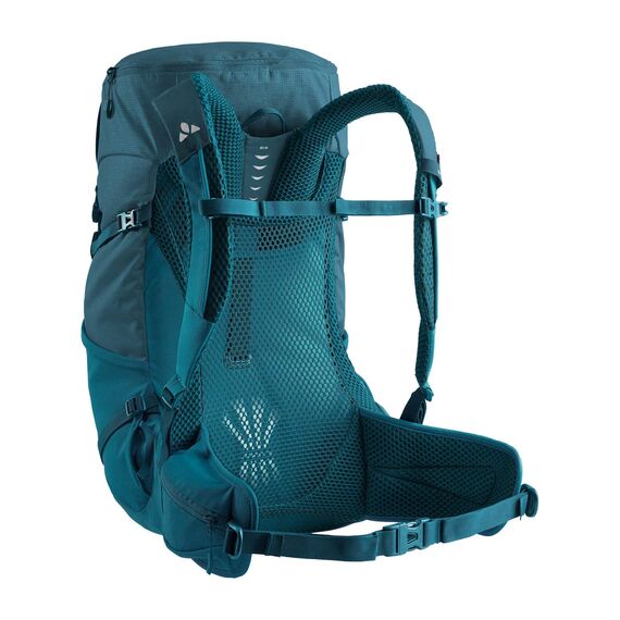 VAUDE Wanderrucksack Brenta 30 Liter, Damen & Herren, wasserabweisender Rucksack, komfortabler Trekkingrucksack mit integrierter Regenhülle, praktische Fächeraufteilung, blue sapphire