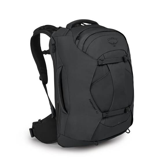 Osprey Farpoint Herren Reiserucksack, 40L, Tunnel Vision Grey, O/S