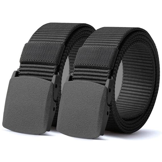 TENINE Taktischer Gürtel, Unisex Canvas , Schwerlast Militär Nylon Web Gurt Riggers Belt