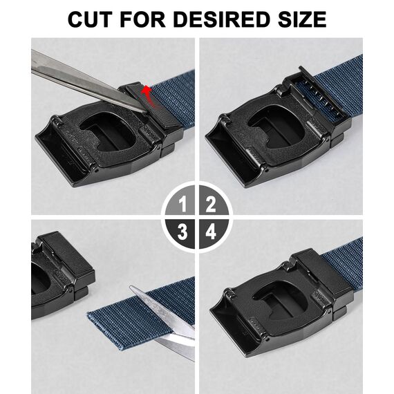 BULLIANT Taktischer Gürtel, Gürtel Herren Arbeitsgürtel Militär Wandern 3,8cm,Schnellverschluss Metallschnalle(Navy Blau,155cm/52-56" taille verstellbar)