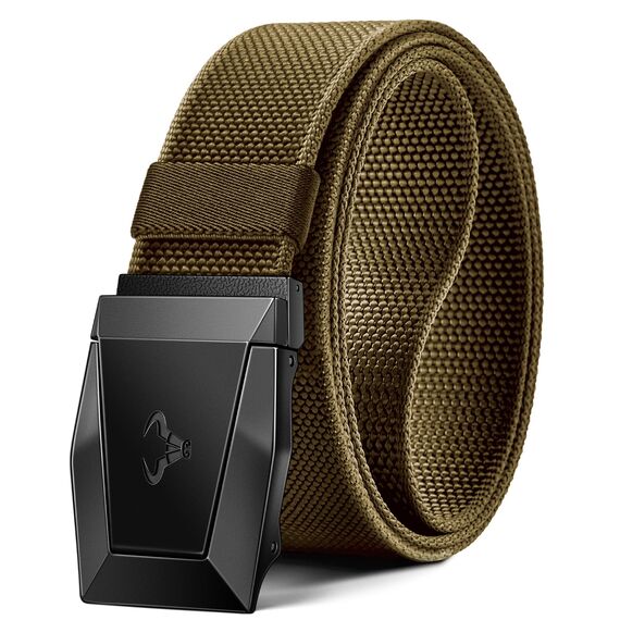 BULLIANT Taktischer Gürtel, Gürtel Herren Arbeitsgürtel Militär Wandern 3,8cm,Schnellverschluss Metallschnalle(Walddrossel,135cm/42-46" taille verstellbar)