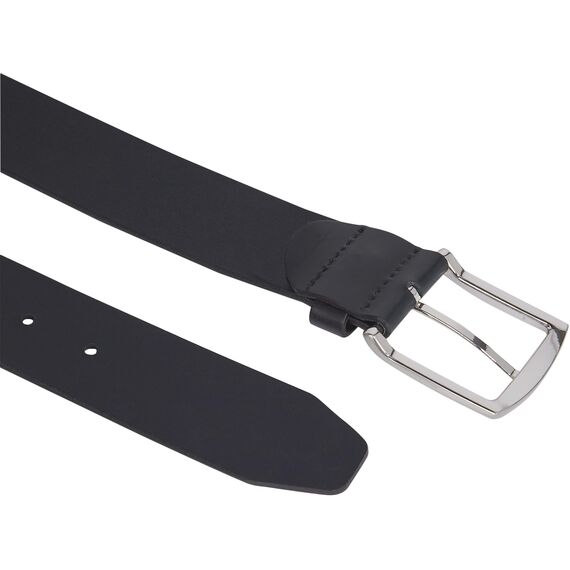 Tommy Hilfiger Herren Gürtel New Denton Belt 4,0 cm Ledergürtel, Blau (Midnight), 90 cm