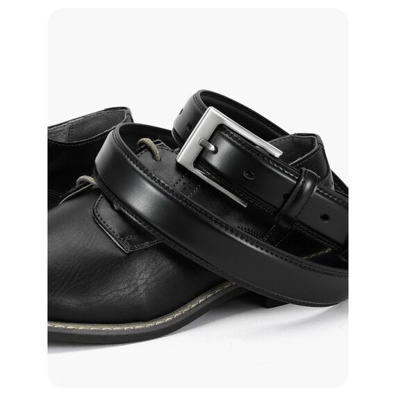 CHAOREN 3cm Ledergürtel Herren, Gürtel Herren Leder für Business und Formelle Anlässe, Anzuggürtel Perfekter zu Männer Businessschuhe